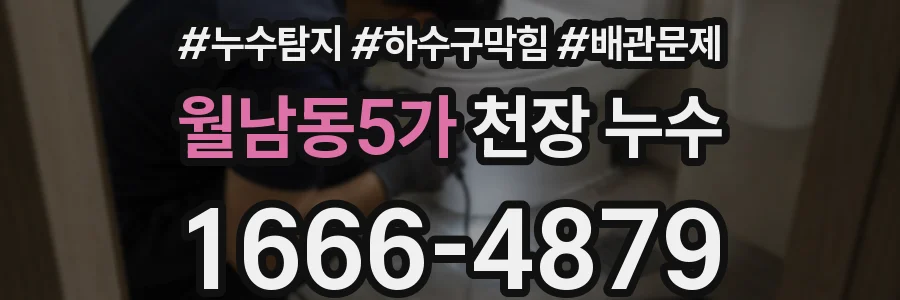 월남동5가 천장 누수