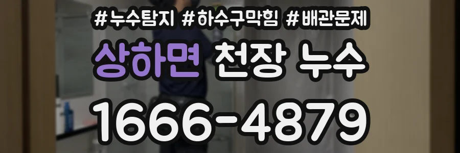 상하면 천장 누수