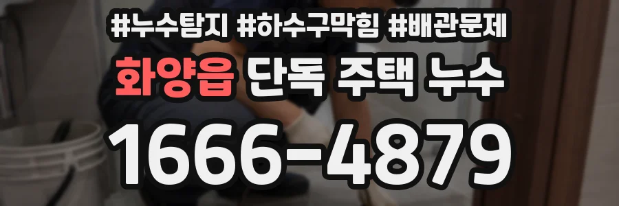 화양읍 단독 주택 누수