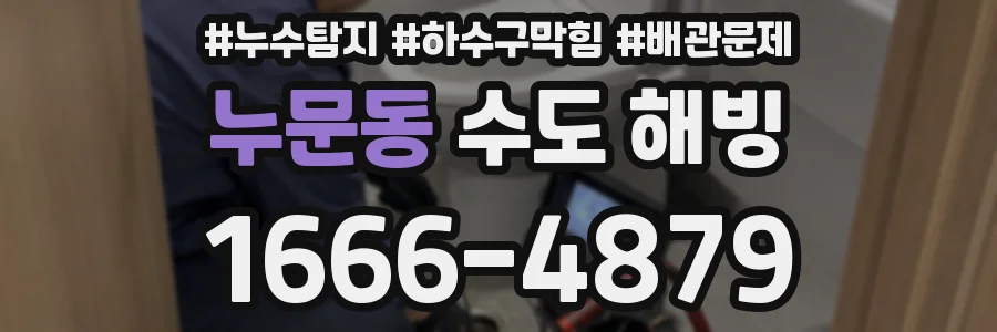 누문동 수도 해빙