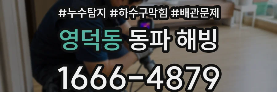 영덕동 동파 해빙