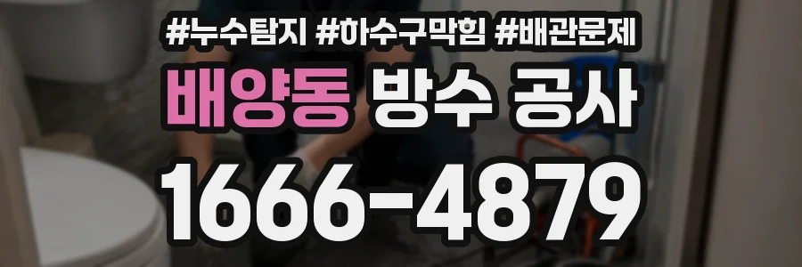 배양동 방수 공사