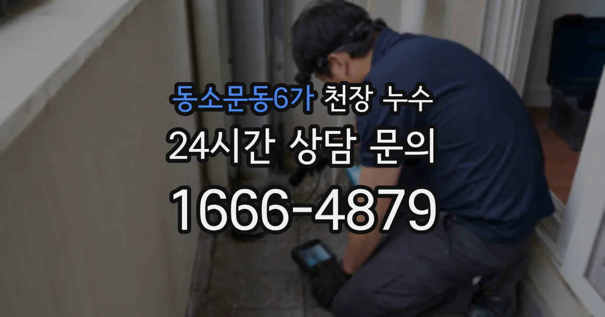 동소문동6가 천장 누수
