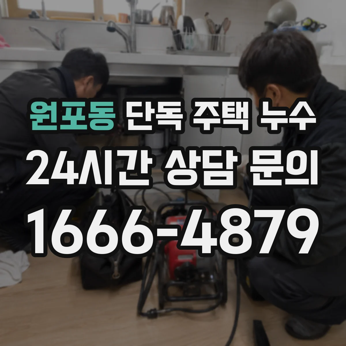 원포동 단독 주택 누수