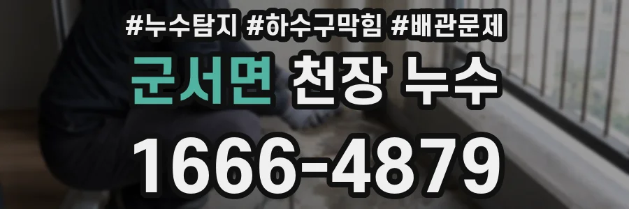 군서면 천장 누수
