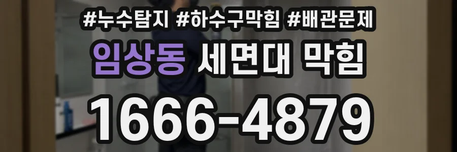 임상동 세면대 막힘