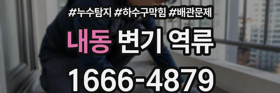 내동 변기 역류