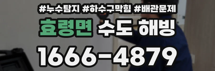 효령면 수도 해빙