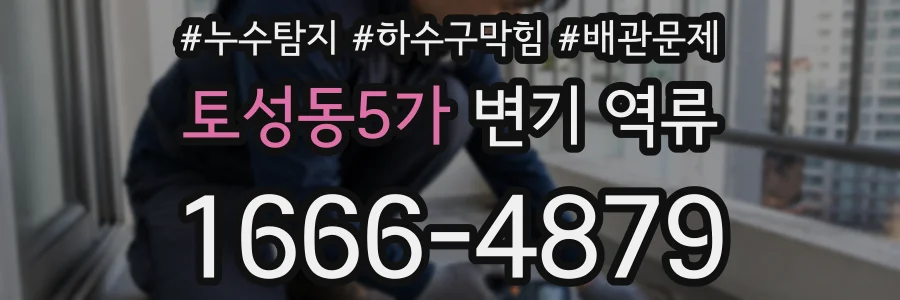 토성동5가 변기 역류