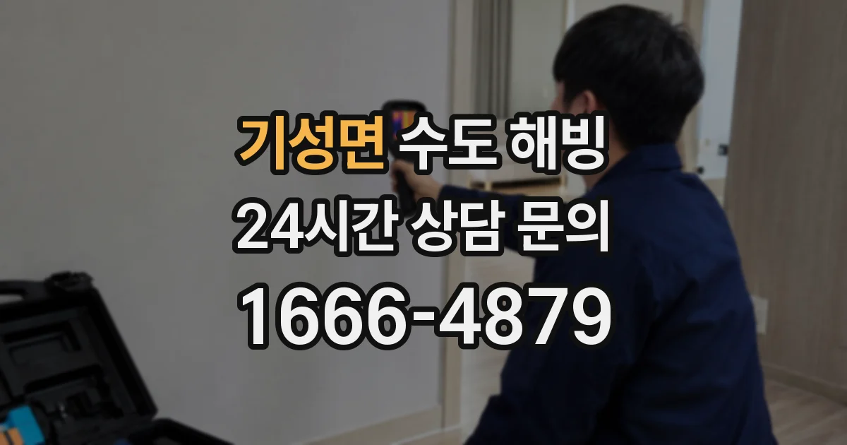 기성면 수도 해빙