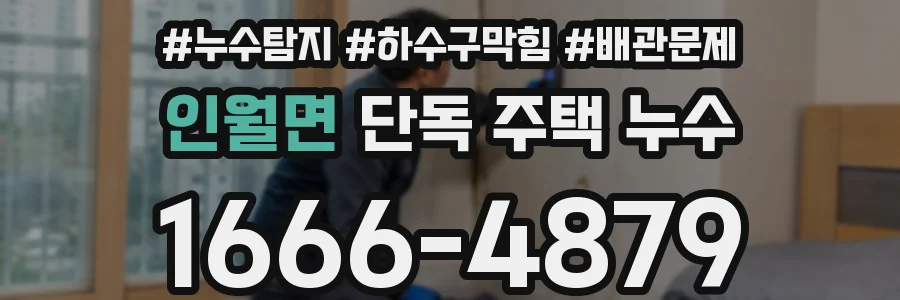 인월면 단독 주택 누수