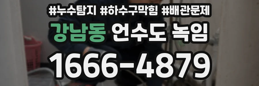 강남동 언수도 녹임