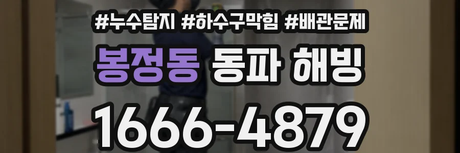 봉정동 동파 해빙