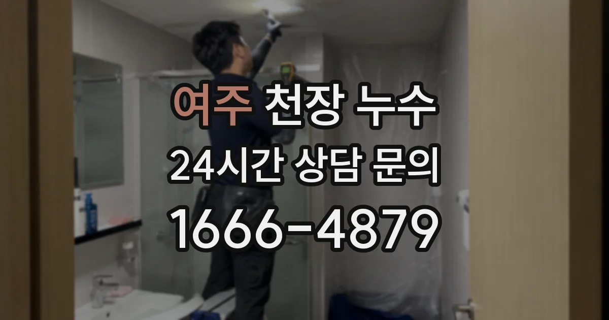 여주 천장 누수
