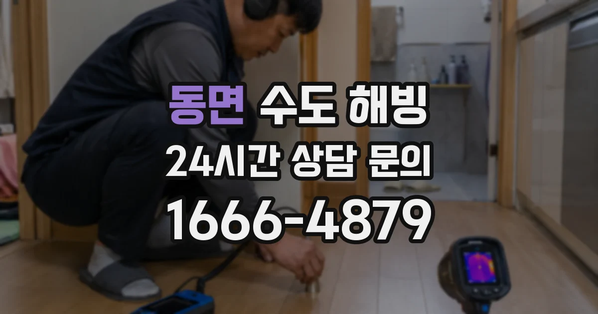 동면 수도 해빙