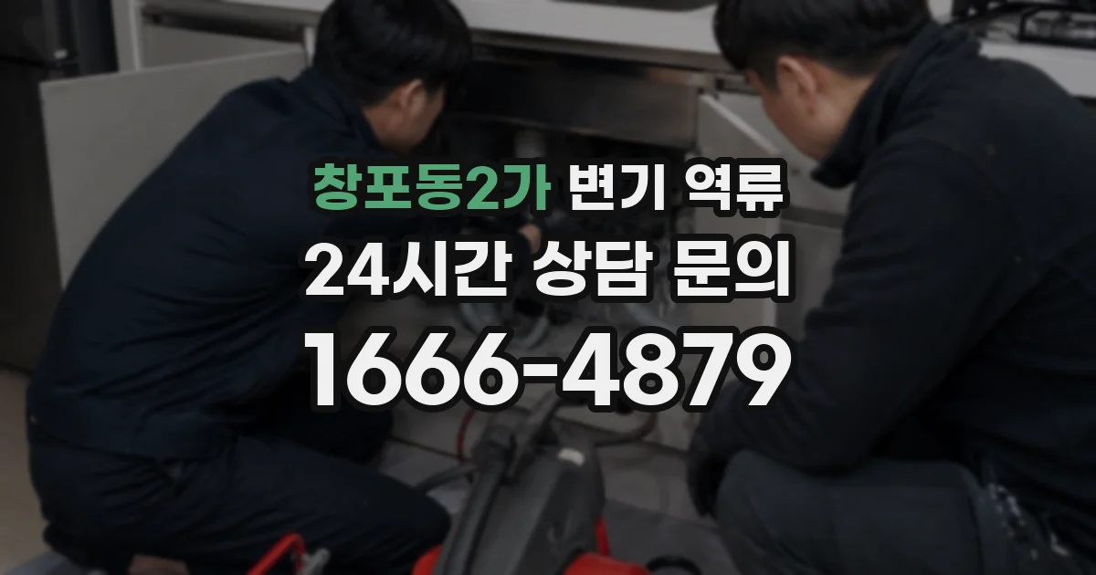 창포동2가 변기 역류