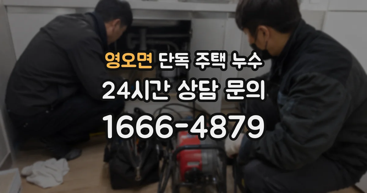 영오면 단독 주택 누수