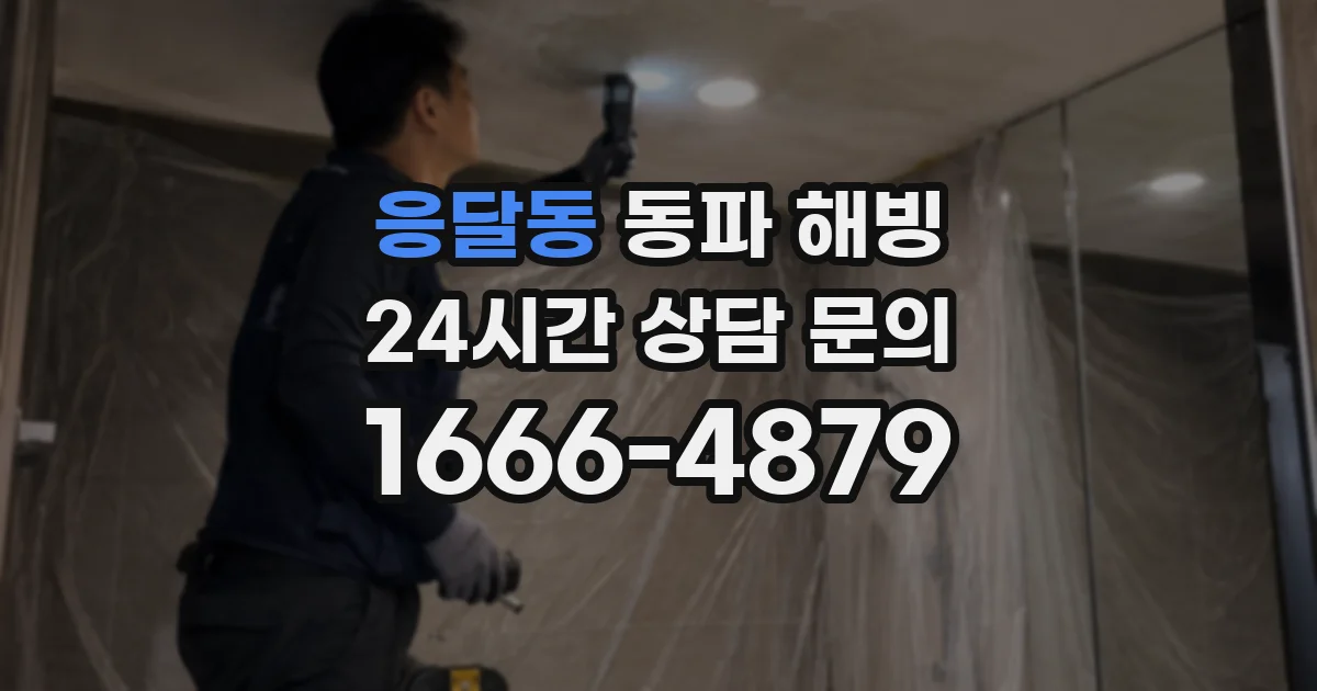 응달동 동파 해빙