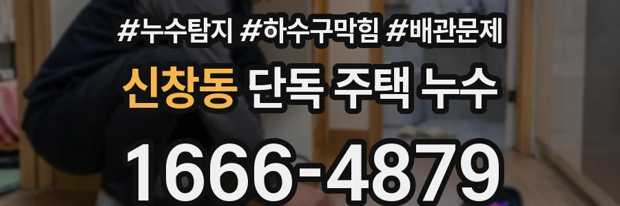 신창동 단독 주택 누수
