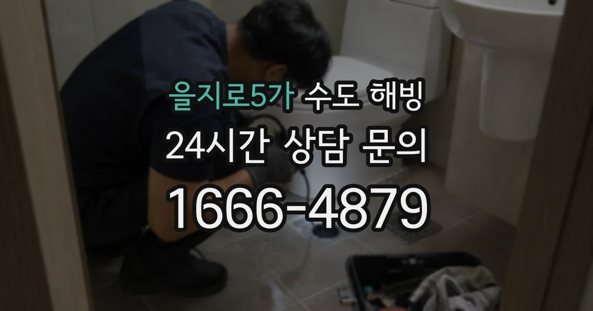 을지로5가 수도 해빙