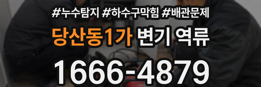 당산동1가 변기 역류