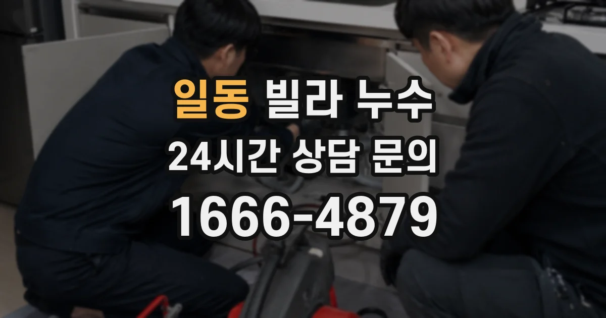 일동 빌라 누수