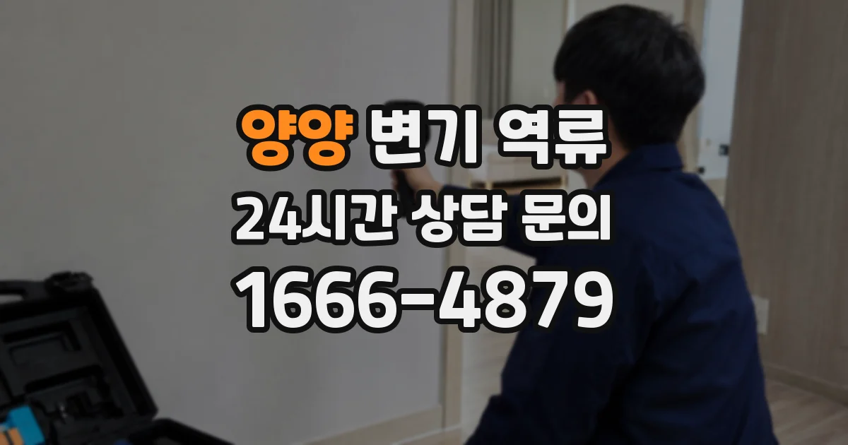 양양 변기 역류