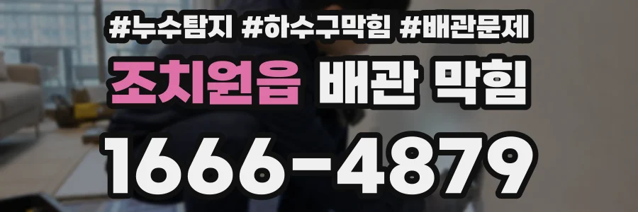 조치원읍 배관 막힘