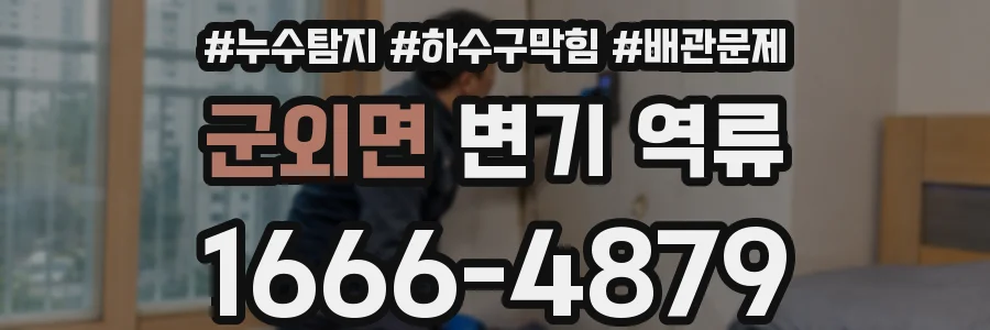 군외면 변기 역류