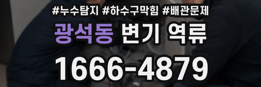 광석동 변기 역류