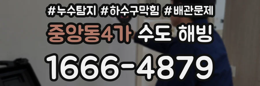 중앙동4가 수도 해빙