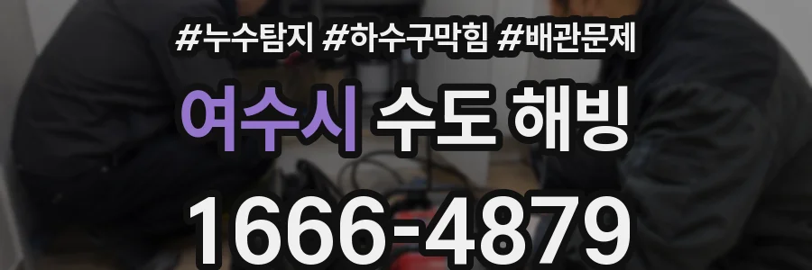 여수시 수도 해빙