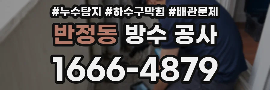 반정동 방수 공사
