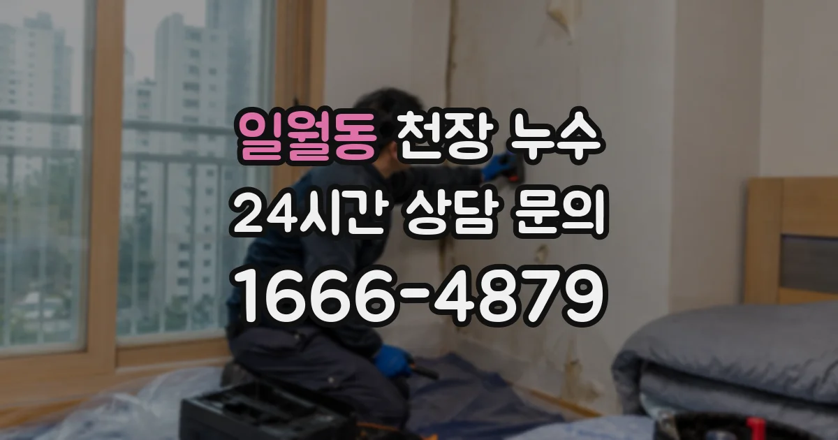 일월동 천장 누수