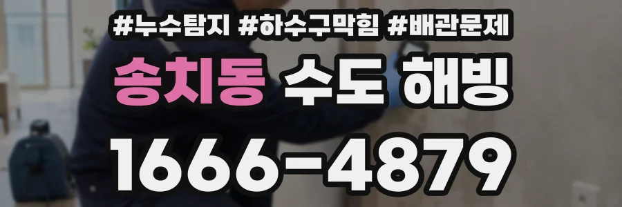 송치동 수도 해빙