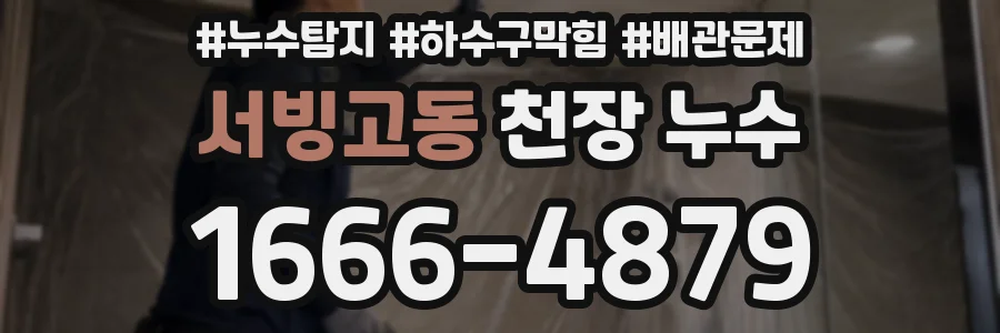 서빙고동 천장 누수