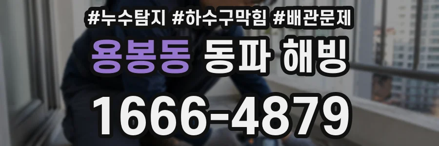 용봉동 동파 해빙