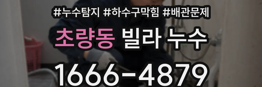초량동 빌라 누수
