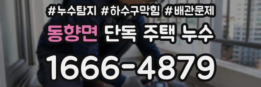 동향면 단독 주택 누수