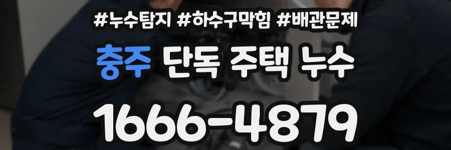 충주 단독 주택 누수