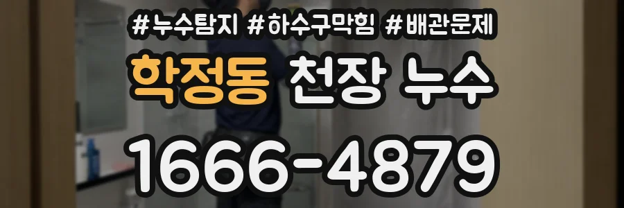 학정동 천장 누수
