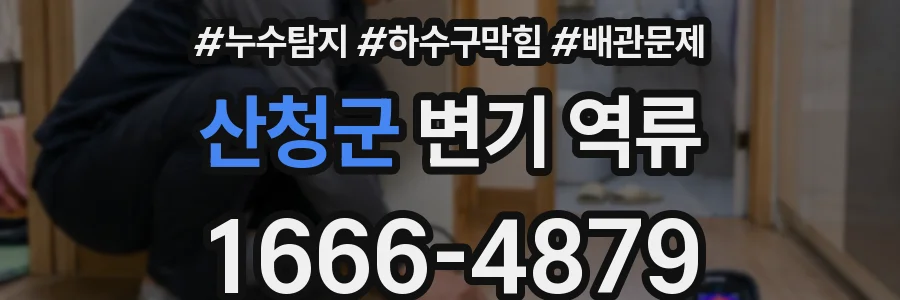 산청군 변기 역류