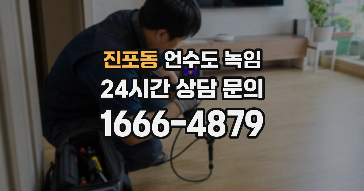 진포동 언수도 녹임