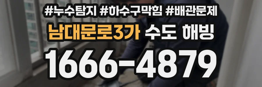 남대문로3가 수도 해빙