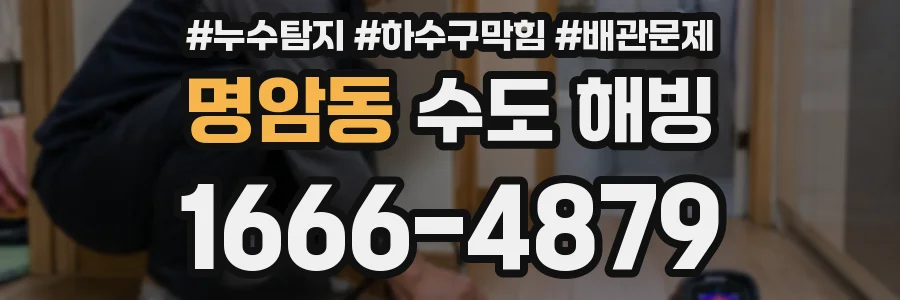 명암동 수도 해빙