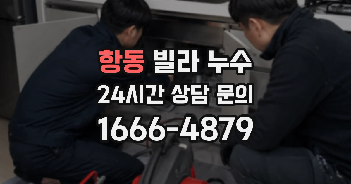 항동 빌라 누수