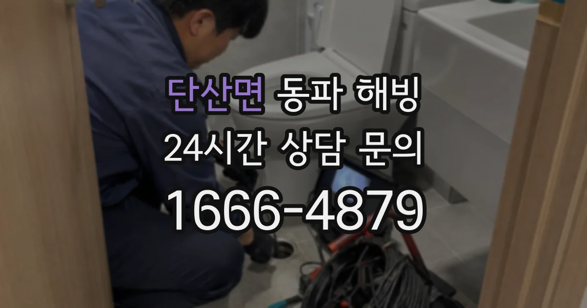 단산면 동파 해빙