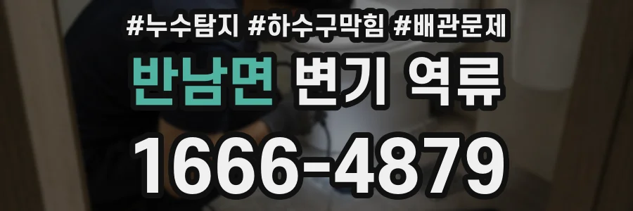 반남면 변기 역류