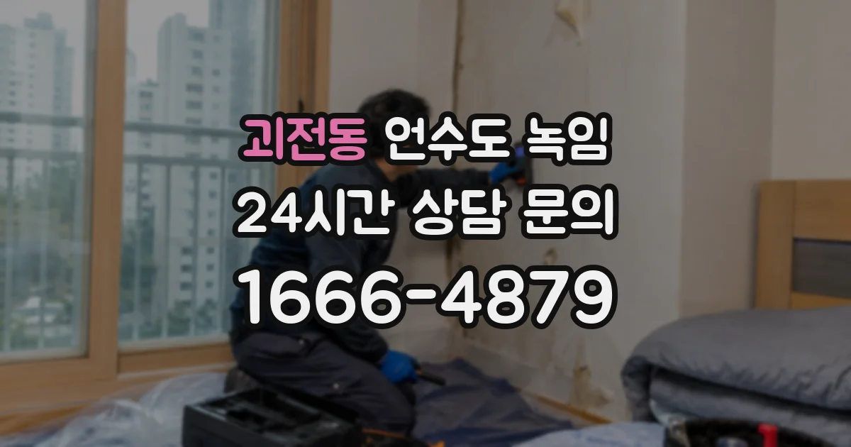 괴전동 언수도 녹임