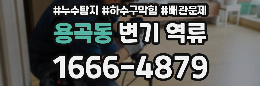 용곡동 변기 역류